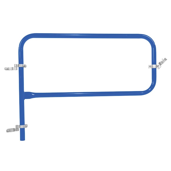 BLUE PIPE SAFETY RAILING GATE-P SHAPED 48X36